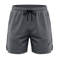 thumbnail image 6 of Gym Shorts Men Summer Elastic Waist Slim Fit Moisture Wicking Lightweight Athletic Workout Shorts with Pockets, 6 of 9