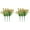 Yellow, variant on Artificial Flowers for Outdoors, 3 Bundles Eucalyptus Flower Multicolor Silk Flower Spring Summer Decoration, 14'' Artificial Outdoor Flowers for Home Planter Porch Patio Yard Decor