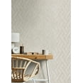 thumbnail image 4 of Advantage Ember Light Grey Geometric Basketweave Wallpaper, 4 of 6