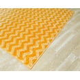 thumbnail image 6 of Luxe Weavers Chevron Mango Orange 8x10 Area Rug, Stain Resistant Moroccan Geometric Carpet, 6 of 7