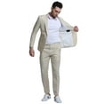 thumbnail image 2 of Men's Skinny Fit 2pc Linen Suit, 2 of 4