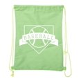 thumbnail image 2 of Baseball Party Bags | Baseball Cotton Drawstring Cinch Backpacks for Team events, Birthdays, and more!, 2 of 2