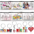 thumbnail image 1 of Set de recuerdo Landical New York 6 bolsas de cosméticos con 6 llaveros para mujer, 1 of 7