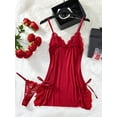 thumbnail image 4 of LWP dream love Women's Lingerie Sexy Nightwear Spaghetti Strap Nightgown Babydoll Chemise, 4 of 13