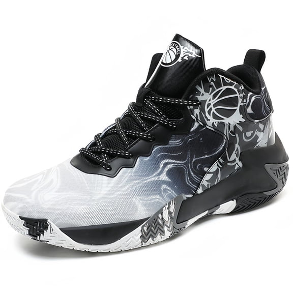 BINQER Men's Basketball Shoes Fashion Non-Slip Lightweight Breathable Outdoor Sneakers Cushioning Workout for Running Walking Sports Training
