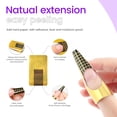 thumbnail image 4 of RAGUPEL Nailforms for Gel Builder Self Adhesive Nail Extension Stickers for Poly Nailgel and Acrylic with Tip Sculpting Nail Forms Nail Art for Home&Salon (100), 4 of 7
