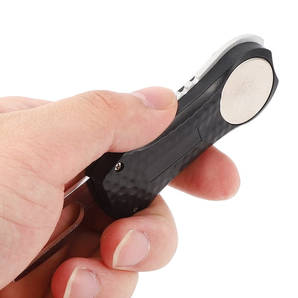 Herramienta Divot De , Fabricante De De Acero Inoxidable, Lightwight Plegable Portátil Para Marcar La Posición De La Reparación De Accesorios De Pelota