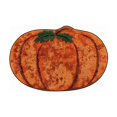 thumbnail image 2 of Trovenix Halloween Fall Thanksgiving Bath Mat Pumpkin Shaped Absorbent Non Slide Soft Doormat for Entryway Decor, 2 of 7
