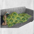 thumbnail image 6 of Artichoke Soft Flannel Fleece Throw Blanket, Field of Healthy Organic Artichokes Greens Vegan Vegetarian Way, Cozy Plush for Indoor and Outdoor Use, 60" x 80", Apple Green Fern Green, by Ambesonne, 6 of 6