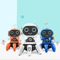 thumbnail image 4 of Robot Toy Six Claws Plastic Intelligent Dancing Singing Light Electric Robot Toy for Boys Blue, 4 of 5
