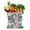 White-568, variant on Tropical Floral Canvas Shopping Tote, Reusable Summer Bag with Hawaiian Jungle Leaves Print, Lightweight and Eco-Friendly Handbag for Beach, School, or Resort