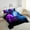 Purple Blue, variant on Erosebridal Blue Bow Flower Twin Comforter Sets for Girls, Cartoon Ribbon Bedding Set for Kids Teens, Reversible, 2-Piece