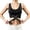 Black, variant on VBEWZET Women Wire‑Free Adjustable Strap Sports Bra Front‑Fasten Posture Correction Push‑Up Side Support Anti‑Sag Brassiere Beige XL