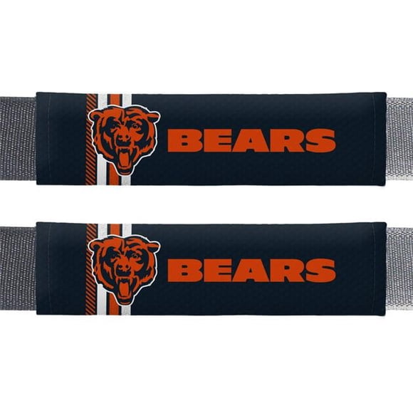 Fremont Die 2324571301 Chicago Bears Rally Design Seat Belt Pads