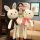 thumbnail image 2 of Peluches de conejo Kawaii para niños, juguetes de peluche de conejo largo, suave, almohada de relleno, regalo de cumpleaños, 1 ud., 80-120cm, 2 of 5