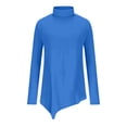 thumbnail image 5 of Womens Summer Long Sleeve Tops Solid Color 2026 Tees Casual Crew Neck Basic Oversized T Shirts, 5 of 5