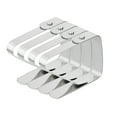 thumbnail image 1 of 12pcs Square Stainless Steel Tablecloth Clips Adjustable Table Cloth Clamps - 2.5cm, 1 of 6