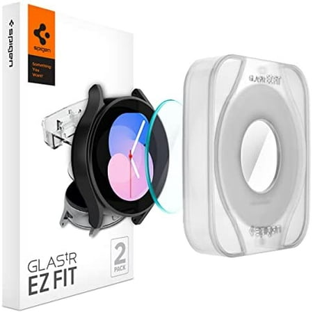 Spigen Tempered Glass Screen Protector [GlasTR EZ FIT] designed for Galaxy Watch 5 (40mm) / Galaxy Watch 4 (40mm) - 2 Pack