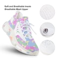 thumbnail image 3 of Love Heart Pattern Walking Shoes for Men Woman Lightweight Tennis Fashion Elastic Sports Shoes Cushion Basketball Shoes, 3 of 7