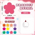 thumbnail image 2 of Papel Flower Cutouts Junbrushs, 120 unidades, para primavera y verano, 8,8 cm, 2 of 7