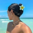 thumbnail image 2 of 6 Pcs Flower Hair Claw Clips for Women, Hawaiian Hibiscus Flower Hair Clips, Summer Beach Essentials Hair Accessories, 2 of 6