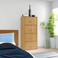 thumbnail image 6 of Hodedah HID 44 8 Door Enclosed Storage Cabinet for Home and Office, Beech, 6 of 6