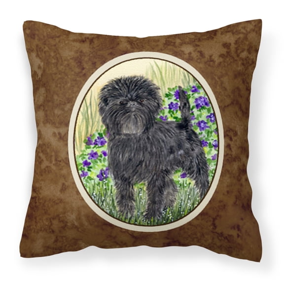 Carolines Treasures SS8151PW1414 Affenpinscher Fabric Decorative Pillow, 14Hx14W, multicolor