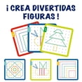 thumbnail image 2 of Tablero de madera MÁGICAMENTE para hacer figuras con ligas 69 Piezas, 2 of 9