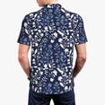 thumbnail image 4 of Balery Plant Printed Men’s Short Sleeve Polo Shirt, Midweight Men's Shirt,Golf Polo shirts -Medium, 4 of 9