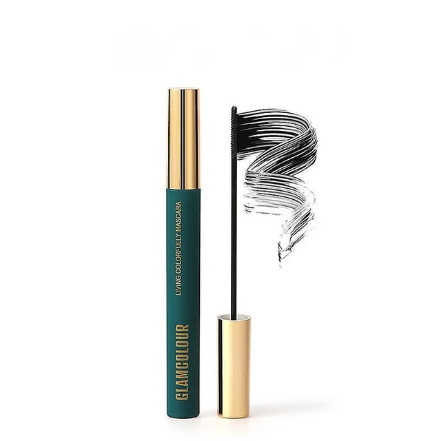 Color Mascara Long-lasting Makeup Thick Curly Quick-drying Lengthening For Women-black-(Yeeson)