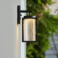 thumbnail image 2 of Globe Electric Black LED Integrated Outdoor Indoor Wall Sconce, 2 of 14