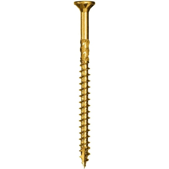 GRK 103141#10 by 4-inch R4 Self-Countersinking Flat-Head Multi-Purpose Screw, Steel Pack of 50