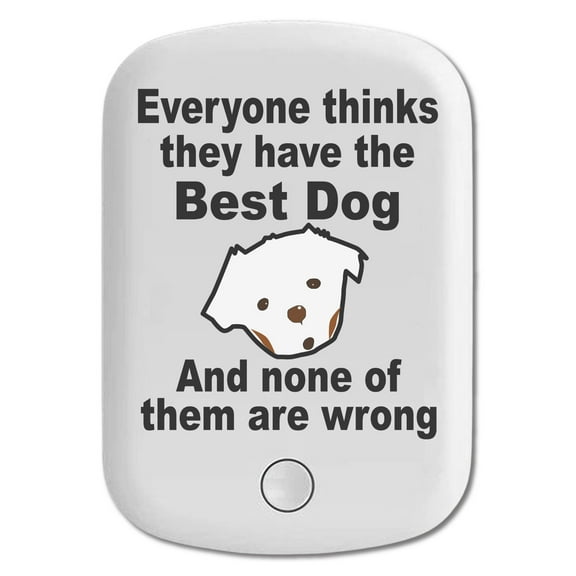 DistinctInk Magnetic Battery Pack, 5000 mAh Wireless Portable Charger with USB-C Cable, Compatible with MagSafe iPhone 14 / 13 / 12 Series - Everyone Things They Have The Best Dog