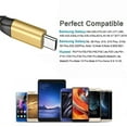 thumbnail image 2 of USB C Cable, Phone Charger Cord USB C Charger Cable 6ft 2Pack, C Type Charger Cable Fast Charging for Samsung Galaxy, Gold, 2 of 8