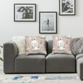 thumbnail image 3 of Cute Pink Throw Pillow Covers Set of 2 Decorative Pillowcase Cushion Covers Soft Velvet Pillow Cases for Sofa Couch Bed Car Bedroom Home Decor, 3 of 6