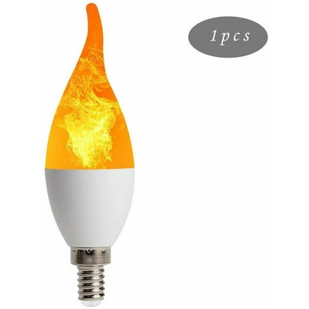 

1 sets of flame flash light bulbs of LED simulation flame effect lamp e12 flashing white white 2W 1800K simulation of three lighting modes