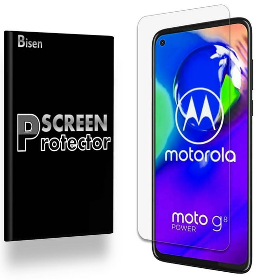 Fit For Motorola Moto G8 Power [4-Pack BISEN] Ultra Clear Screen Protector, Anti-Scratch, Anti-Shock