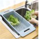 thumbnail image 1 of 1 escurridor ajustable para fregadero, cesta de drenaje para lavar verduras, frutas, rejilla de secado de plástico, organizador de accesorios de cocina, color aleatorio, 1 of 5
