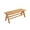 Natural, variant on Dayalane Rattan Ottoman Bench, Farmhouse Dining Bench Cane End of Bed Bench, Wicker Entryway Bench Woven Shoe Bench for Foyer Dining Room Living Room Bedroom Hallway, Natural