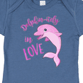 thumbnail image 4 of Inktastic Dolphin-itely in Love Cute Pink Dolphin Boys or Girls Baby Bodysuit, 4 of 5