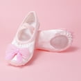 thumbnail image 5 of breaise Ballet Shoes for Girls, Toddler Kids Satin Dance Practice Slippers Split Soft Princess Dress Shoes for Little Girls, 5 of 8