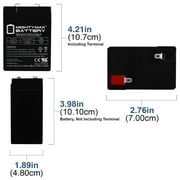6V 4.5AH SLA Replacement Battery for Jiming JM-6M4.5AC