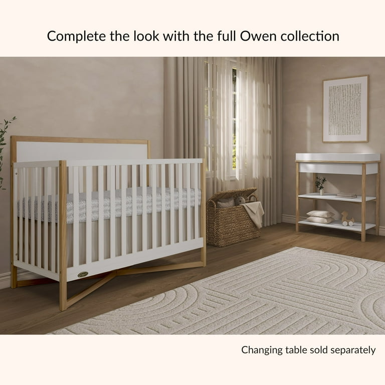 Dream On Me Owen 5-in-1 Convertible Crib, Greenguard Gold & JPMA