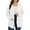 03-White, variant on Women's Plus Size Open Front Casual Long Sleeve Lightweight Drape Cardigans Soft with Pockets