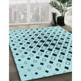 thumbnail image 2 of Ahgly Company Indoor Square Patterned Seafoam Green Area Rugs, 6' Square, 2 of 6