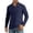 Navy, variant on Men's Long Sleeve Half Zip Tee for Outdoor Activities | Casual Athletic Top for Hiking Training and Everyday Wear, M, Navy