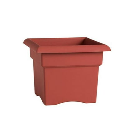 57014C 14 in. Red Veranda Planter