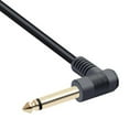 thumbnail image 3 of T-HOTLYST 1/4inch Extension Cable,6.35mm 1/4" TRS Male to Female Stereo Adapters,Headphones Guitar Right Angle Extension Cable, 3 of 8