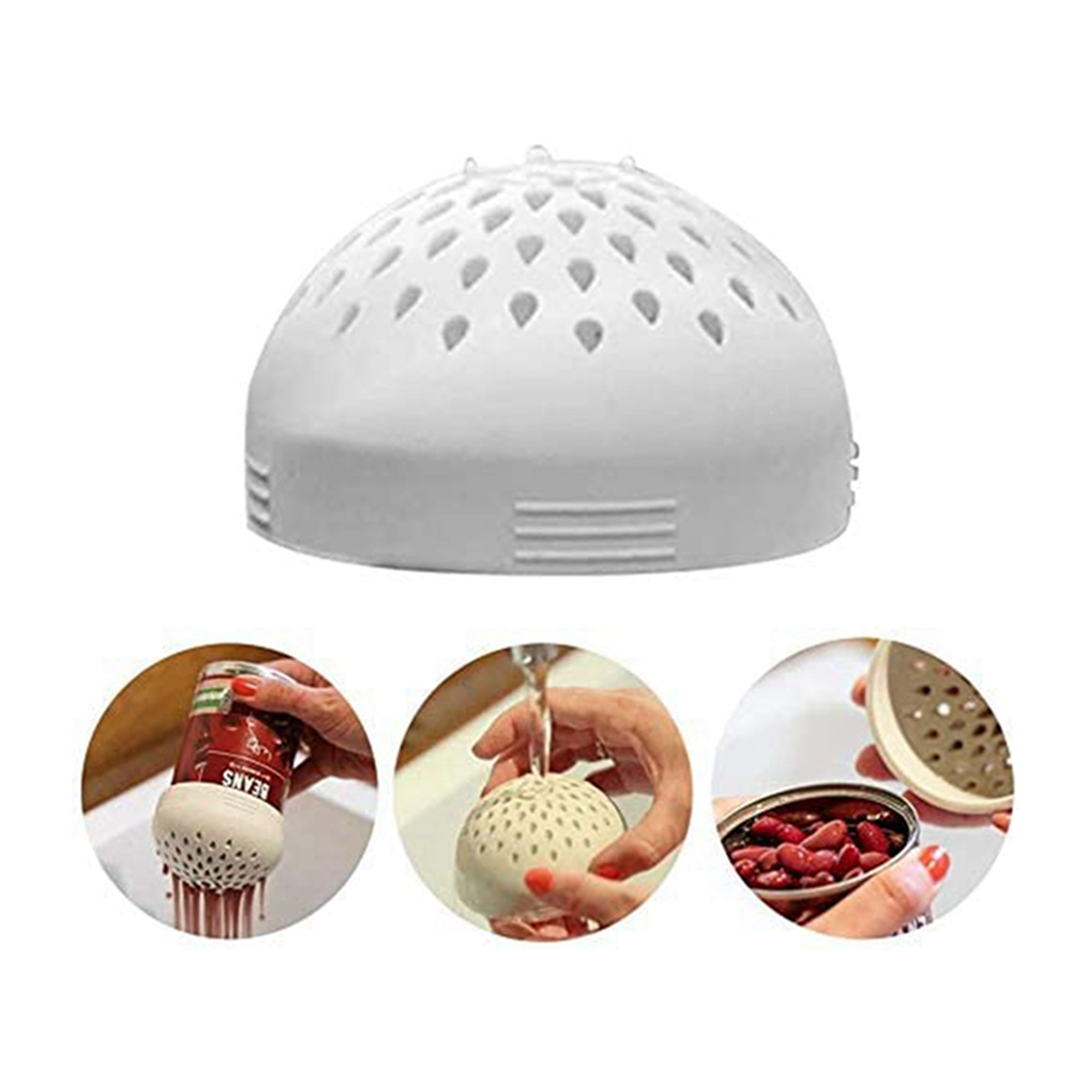Can Colander FoodGrade Mini Silicone Can Strainer MultiPurpose Kitchen Gadget for Home