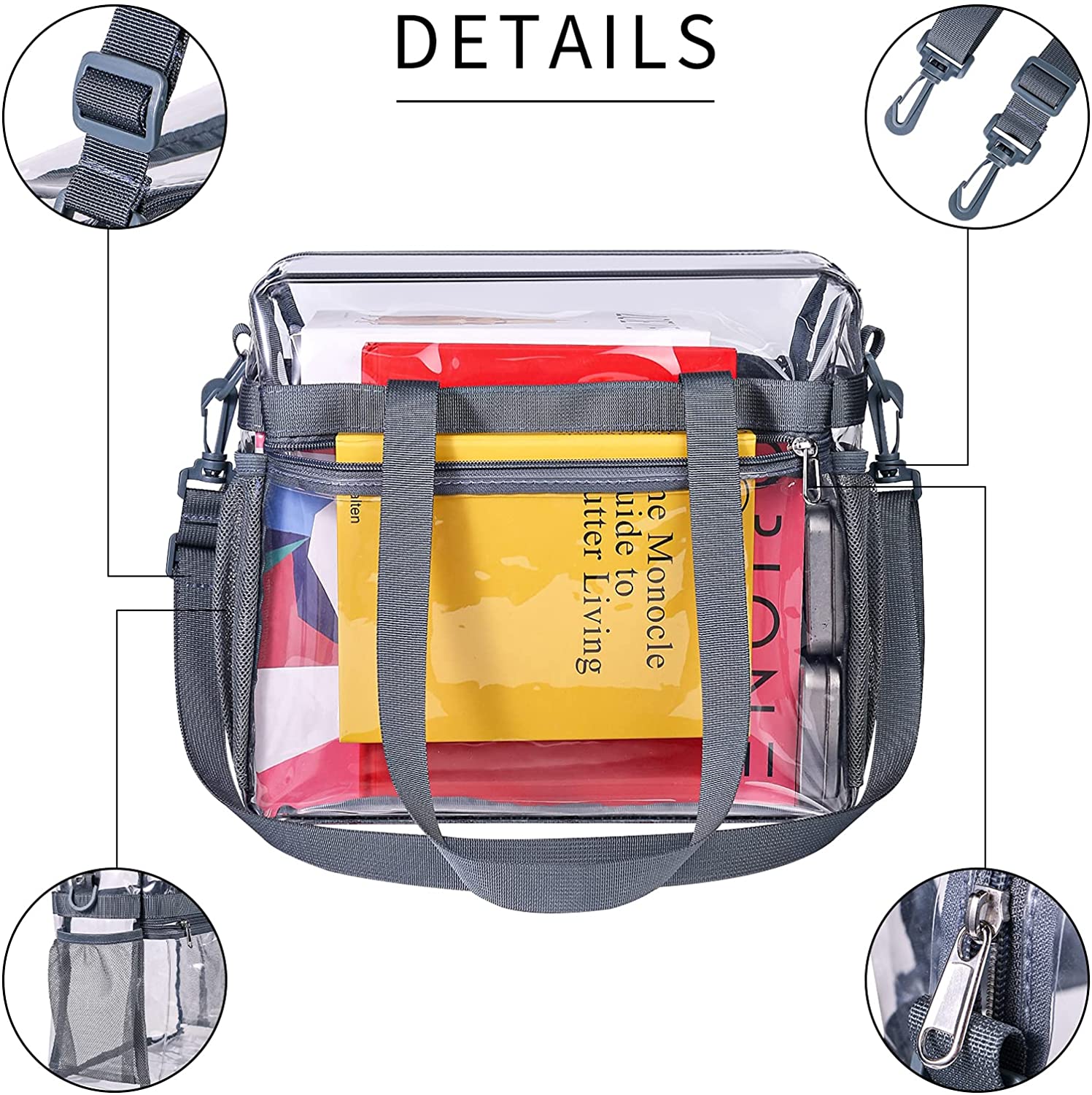 Clear Bag Stadium Approved, Lightweight 